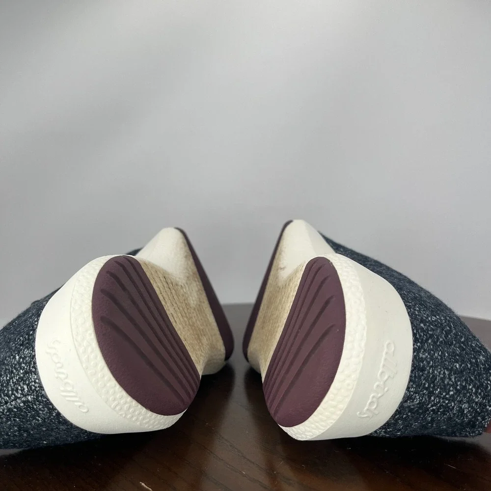 Allbirds‎ Wool Runners Mizzle Shoes Women's 7 Gray Comfort Low Sneakers 1019 NV1